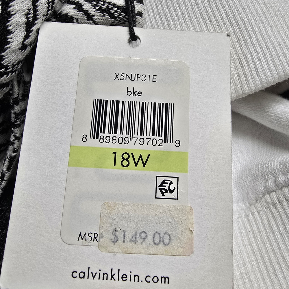 Women's Calvin Klein Open Front Blazer Coat Jacket sz 18 Plus NEW with Tags - Picture 7 of 7